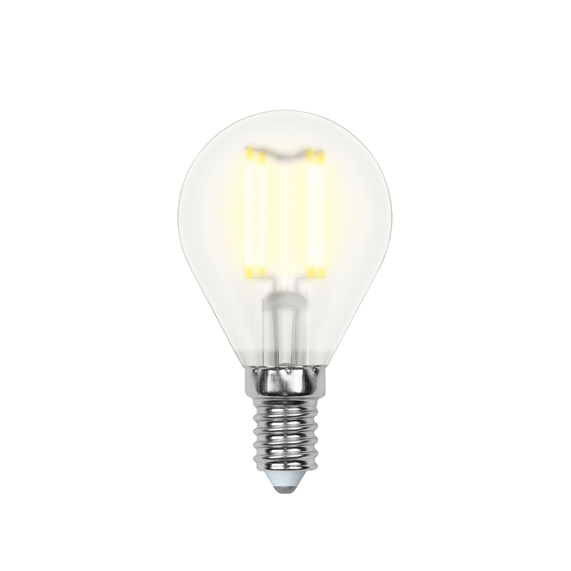 LED-G45-7,5W/WW/E14/CL GLA01TR Лампа светодиодная. Форма "шар", прозрачная. Серия Air. Теплый белый свет (3000K). Картон. ТМ Uniel, шк 4690485099093 